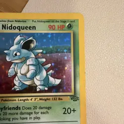 NIDOQUEEN 7/64 HOLO RARE JUNGLE POKEMON UNLIMITED HOLO MP - Image 4