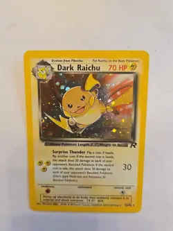 1999-2000 POKEMON DARK RAICHU HOLO 70HP 83/82 - Image 1