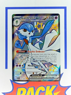 Gardevoir ex Full Art Shiny Ultra Rare Paldean Fates 217/091 Pokemon TCG - Image 1