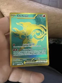 Chi-Yu ex (241/091) ~ Mint/NM [Paldean Fates 2024] Gold Secret Rare Pokemon TCG - Image 1