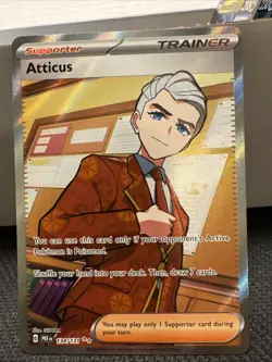 Atticus 134/131 Pokemon Prismatic Evolutions Holo - NM - Image 1