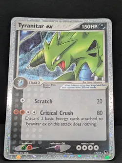 Tyranitar ex 017/017 POP Series 1 Holo Ultra Rare promo Pokemon TCG Nintendo LP - Image 3
