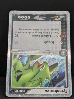 Tyranitar ex 017/017 POP Series 1 Holo Ultra Rare promo Pokemon TCG Nintendo LP - Image 4