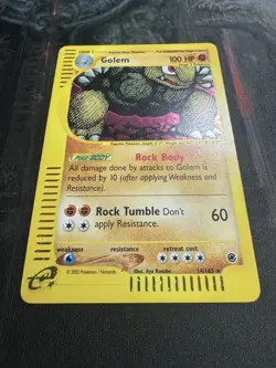 Pokemon Golem 14/165 Holo Rare Expedition LP/NM - Image 2