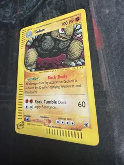 Pokemon Golem 14/165 Holo Rare Expedition LP/NM - Image 3
