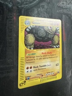 Pokemon Golem 14/165 Holo Rare Expedition LP/NM - Image 4