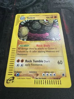 Pokemon Golem 14/165 Holo Rare Expedition LP/NM - Image 5