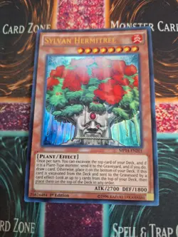 Yugioh Sylvan Hermitree MP14-EN201 2014 Ultra Rare 1st Edition Near Mint - Image 1