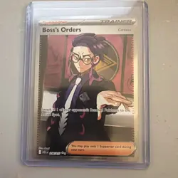 Boss’s Orders 256/217 Ultra Rare Full Art Pokemon TCG Ascended Heroes NM - Image 1