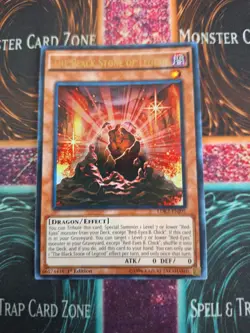 Yugioh The Black Stone of Legend LDK2-ENJ05 Ultra Rare 1st Edition Near Mint - Image 1