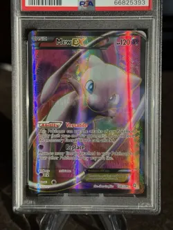 2012 POKEMON B&W DRAGONS EXALTED #120 FULL ART/MEW EX PSA 8 - Image 2