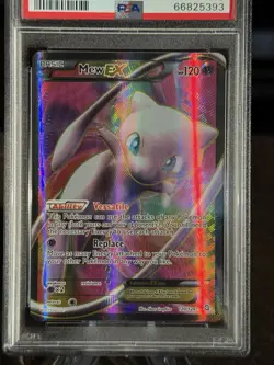 2012 POKEMON B&W DRAGONS EXALTED #120 FULL ART/MEW EX PSA 8 - Image 4