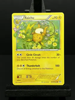 Pokemon Raichu RC9/RC32 Generations Radiant Collection LP - Image 1