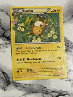 Pokemon Raichu RC9/RC32 Generations Radiant Collection LP - Image 1