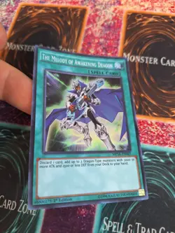 Yugioh The Melody of Awakening Dragon MP16-EN041 Super Rare 1st Edition NM - Image 2