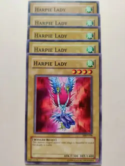 5x Harpie Lady Metal Raiders MRD-008 Unlimited LP/MP - Image 1