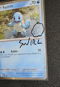Squirtle *GALAXY Fart SWIRL* #048 (Black Star Promo) SVP Cosmos Holo Pokemon NM - Image 5