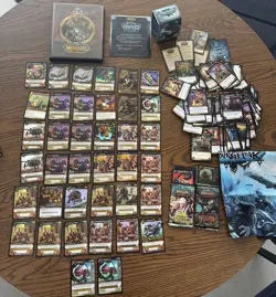 Massive collection of World of Warcraft trading card game playing cards - Image 1