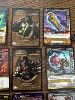 Massive collection of World of Warcraft trading card game playing cards - Image 4