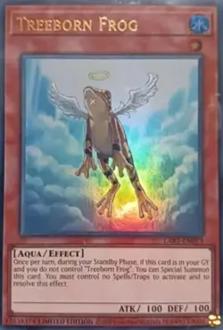 1x (HP) Treeborn Frog - LART-EN073 - Ultra Rare - Limited Edition YuGiOh - Image 1