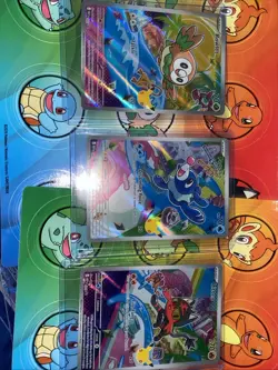 Pokemon TCG First Partner Illustration Promos Gen 4 and 7 NM English Cards Set - Image 1
