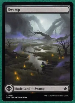 Swamp - Foundations FDN #0287 - Magic: The Gathering MTG Card - Image 1