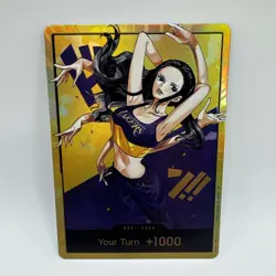 One Piece x Lakers - Robin - Custom Gold Don Card English Textured With Foiling - Image 1