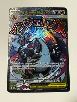 Mega Charizard X EX 023 Promo Holo Pokemon TCG Card - Image 1