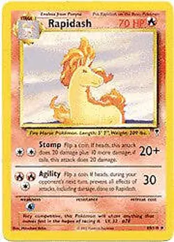 Legendary Collection 60/110 Rapidash Pokemon Card - Image 1