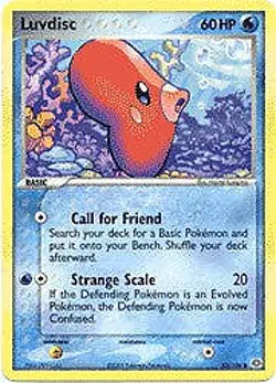 Pokemon EX Emerald Common Card - Luvdisc 53/106 - Image 1