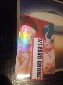 Waifu Bulma An Chii Dragon Ball Super Card HOLO - Image 1