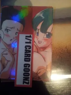 Waifu Bulma An Chii Dragon Ball Super Card HOLO - Image 4