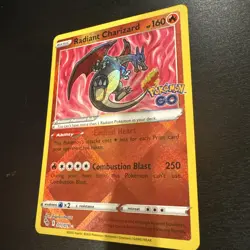 Pokemon Go Radiant Charizard TCG Card Holo Radiant Rare 011/078 - Image 3