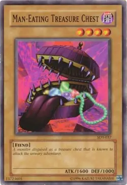 1x (HP) Man-Eating Treasure Chest - SDY-037 - Common - Unlimited Edition YuGiOh - Image 1