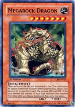 1x (NM) Megarock Dragon - TLM-EN015 - Super Rare - 1st Edition YuGiOh - Image 1