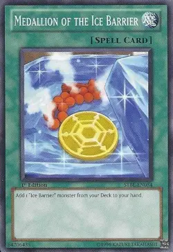 1x (EX) Medallion of the Ice Barrier - STBL-EN054 - Common - 1st Edition YuGiOh - Image 1