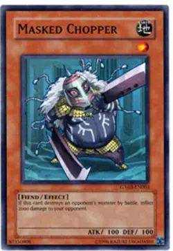 1x (EX) Masked Chopper - GX03-EN003 - Super Rare - Limited Edition YuGiOh - Image 1