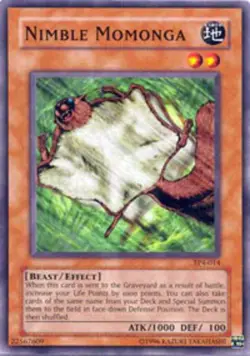 1x (LP) Nimble Momonga - TP4-014 - Common - Unlimited Edition YuGiOh - Image 1