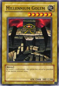 1x (EX) Millennium Golem - TP7-EN018 - Common - Unlimited Edition YuGiOh - Image 1