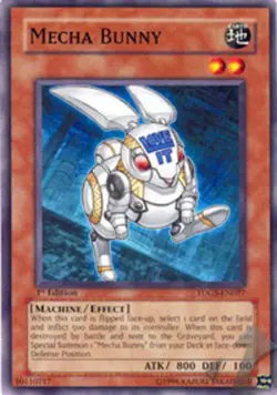 1x (NM) Mecha Bunny - TDGS-EN027 - Common - Unlimited Edition YuGiOh - Image 1