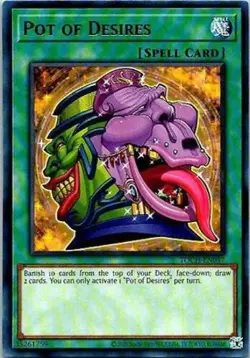 1x (EX) Pot of Desires - TOCH-EN057 - Rare - Unlimited Edition YuGiOh - Image 1