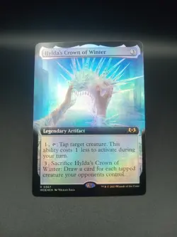 MTG ~ Hylda's Crown Of Winter *Foil (Extended Art) - Image 1