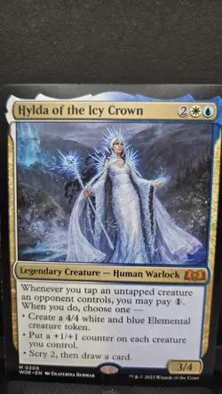 MTG Hylda of the Icy Crown Wilds of Eldraine Regular #0206 NM - Image 1