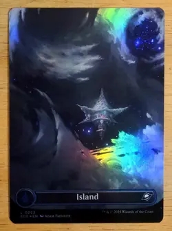 X 1 Island Full Art Foil NM-M Edge of Eternities 263 MTG Magic The Gathering - Image 1