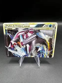 Palkia & Dialga Legend 101/102 and 102/102 Triumphant Holo Pokemon Top & Bottom - Image 1