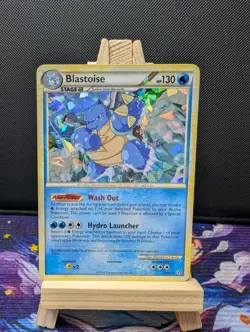 Pokemon TCG Blastoise 13/95 Pokemon Unleashed Cracked Ice Holo - Image 1
