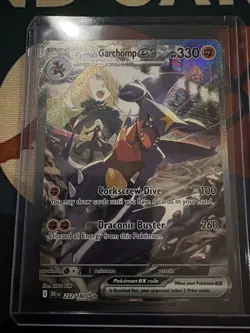 Pokemon Cynthia's Garchomp EX 232/182 EX Full Art Holo HP 330 Attack 100/260 - Image 4