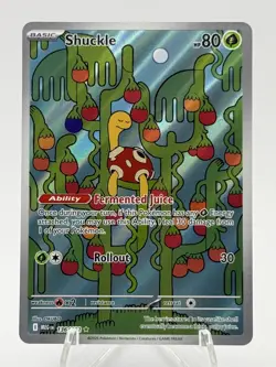 Shuckle 136/132 - Mega Evolution Pokemon Illustration Rare Holo Mint - Image 1