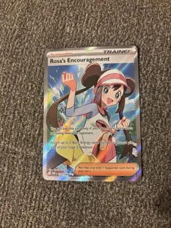 Pokemon TCG Rosa's Encouragement, 114/088 Full Art Holo, Perfect Order - Image 2