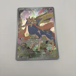 Zacian 100/094 Illustration Rare Pokemon TCG Phantasmal Flames Near Mint#288 - Image 1